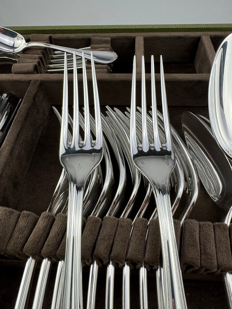 Christofle - Cutlery set for 12 (126) - Spatours - Silverplated #4.3