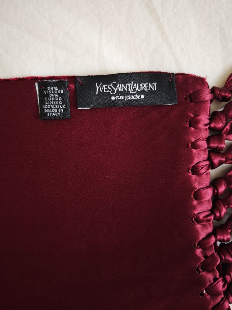 Yves Saint Laurent - 印图开司米围巾 #3.2