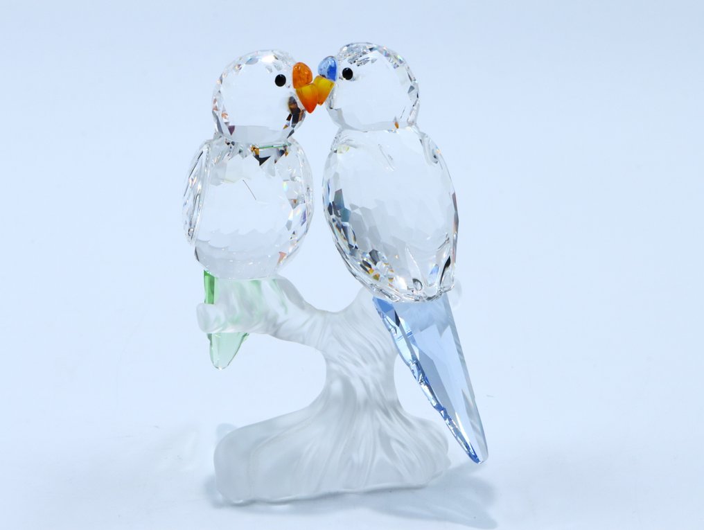 Figure - Swarovski - Grasparkieten (Unboxed) - Crystal #2.1