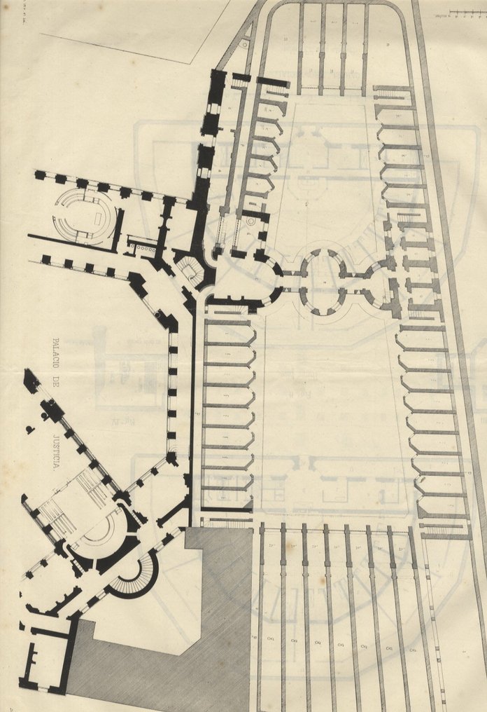 La Sagra, D. Ramon de - Atlas carcelario o coleccion de laminas de las principales carceles de Europa y de America,   .... - 1843 #4.3