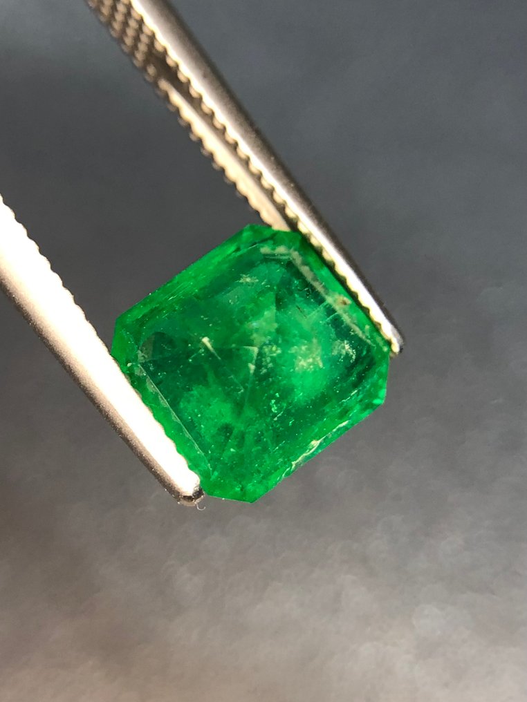 Nincs minimálár Smaragd  - 1.58 ct - Nemzetközi Színes Drágakő Szövetség (ICA GemLab) #4.3