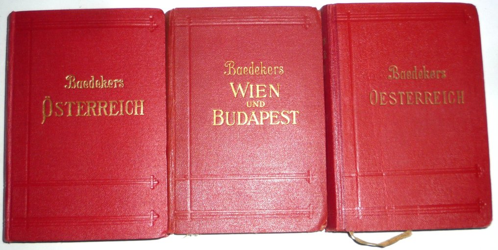 Karl Baedeker - Baedeker's Wien Und Budapest / Oesterreich 1913 and 1926 - 1913-1931 #1.0