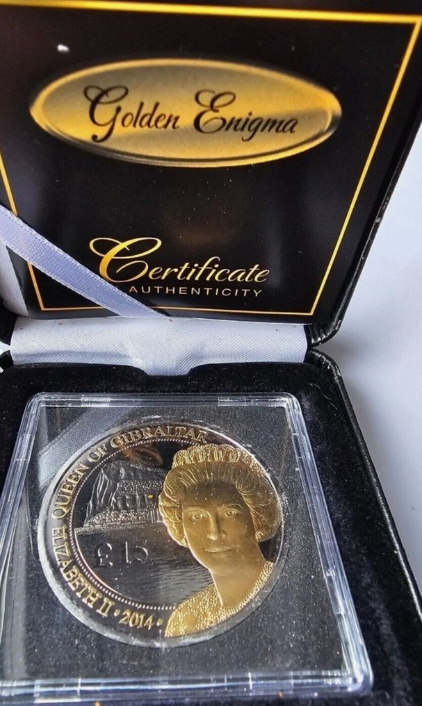 Gibraltar. 15 Pounds 2014 "Queen of Gibraltar"  (No Reserve Price) #4.3