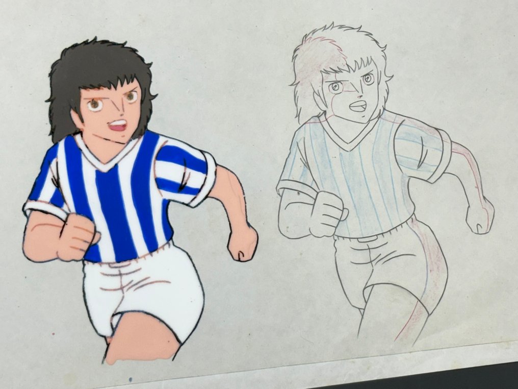 Tsuchida Production - Original animation cel and drawing - Captain Tsubasa (1983/1986) #4.3