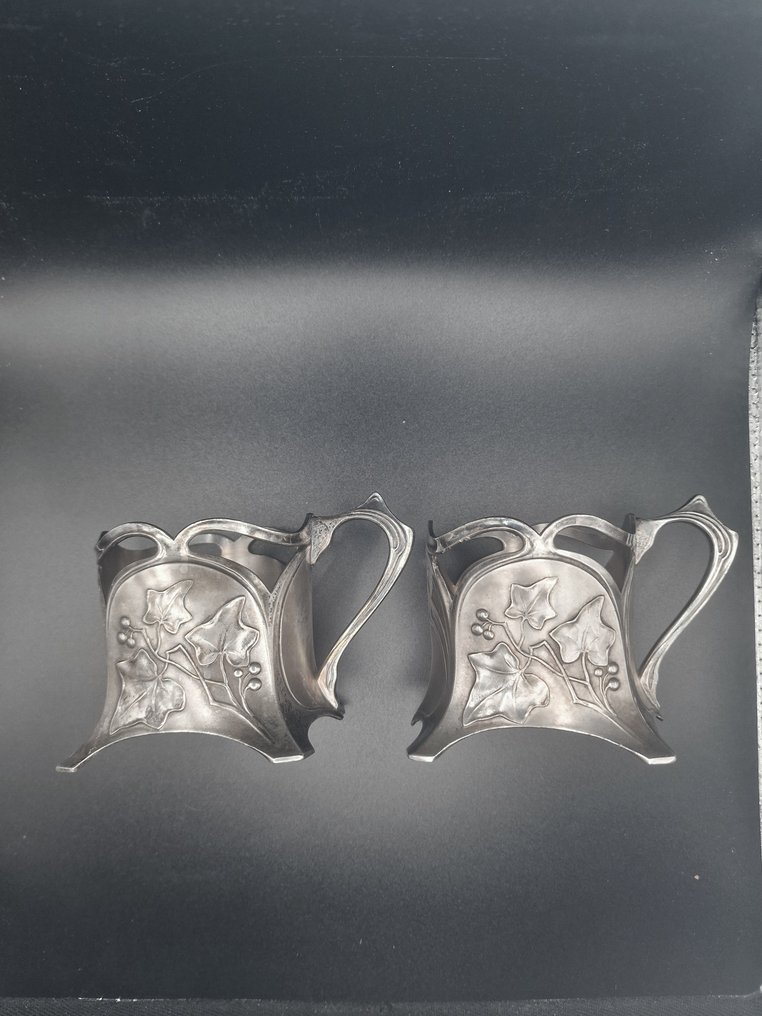 WMF - 水杯 (4) - 鍍銀 - 新艺术运动 #4.3