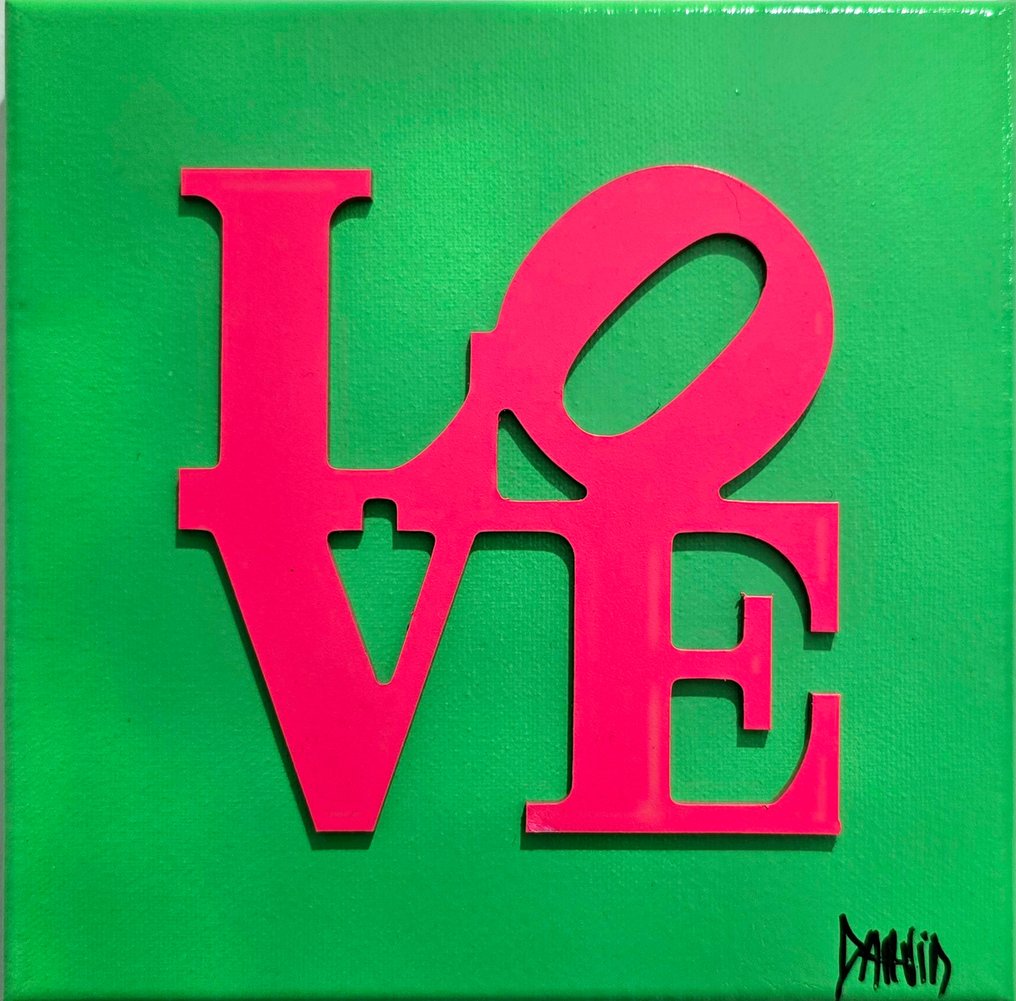 Daavid - ●NO RESERVE PRICE ●LOVE VERT ET ROSE #1.0
