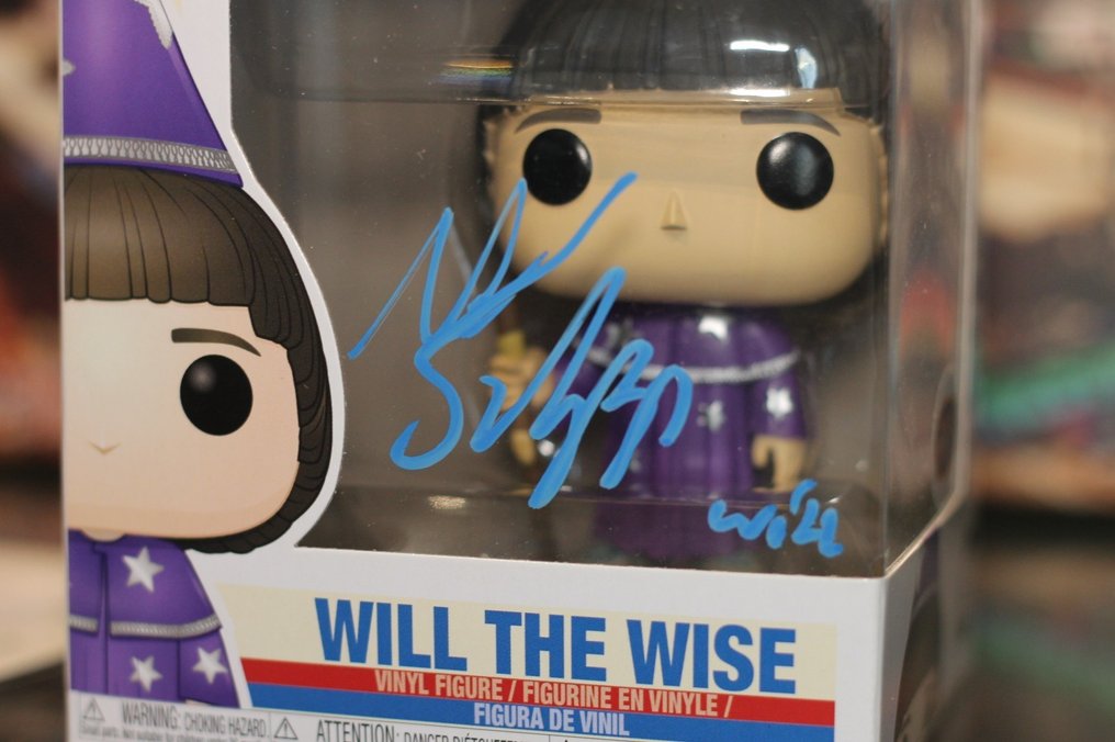 Funko - Funko Pop Will the Wise #805 Signed by Noah Schnapp w/ Rocket Signings COA - 2020+ #1.0