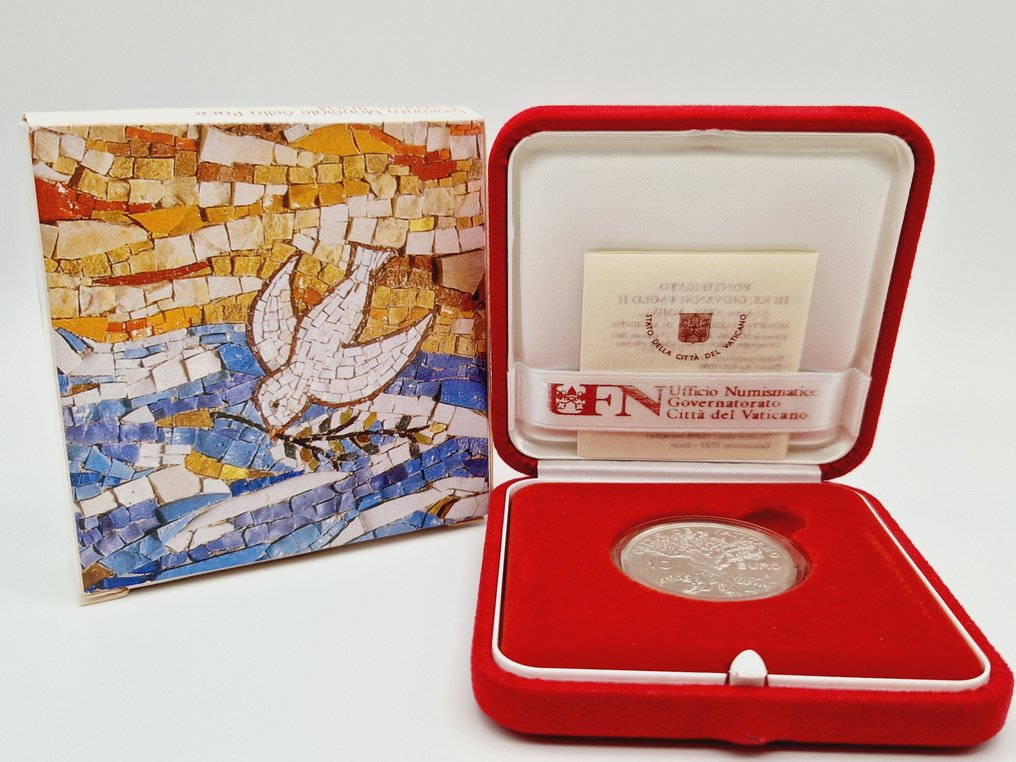 Vaticano. 10 Euro 2004 Gedenkmünze Silber, Proof/ PP (Sem preço de reserva) #3.2