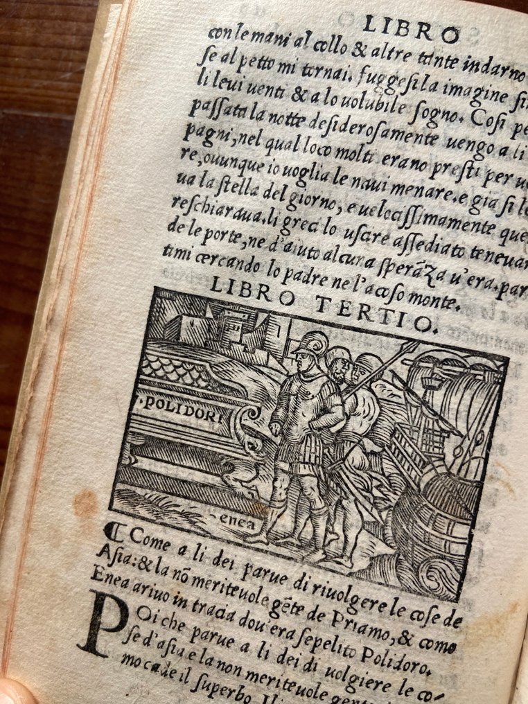 Virgilio Publio Marone - Virgilio volgare qual narra le aspre battaglie & li fatti di Enea nuouamente historiato - 1528 #3.2