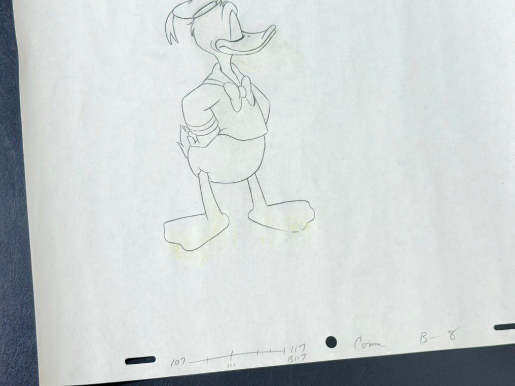 (Walt Disney, c. 1970s) - 1 Original-Animationszeichnung von Donald Duck #4.3