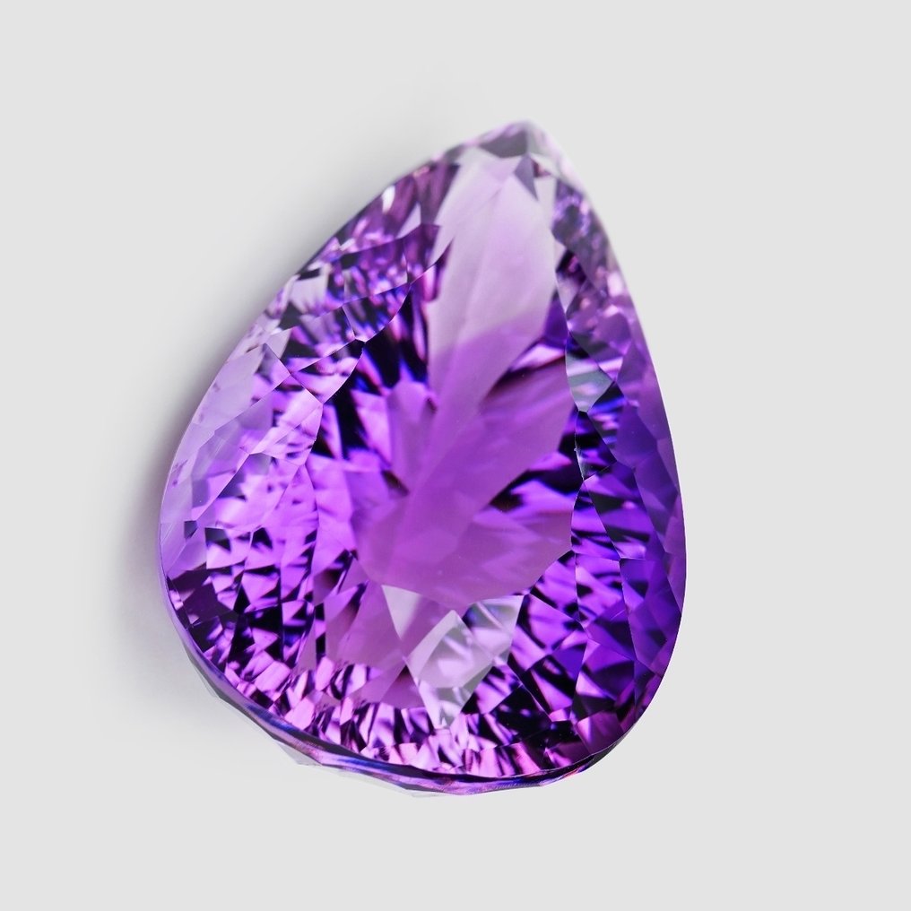 没有保留价 - 1 pcs 紫色 紫水晶 - 45.40 ct - 国际有色宝石协会(ICA GemLab) #1.0