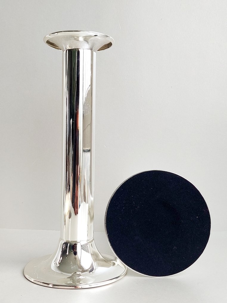 Zilverstad - Candeliere Tube (5) - Metallo, Placcato argento - 5 candelabri argentati #3.2