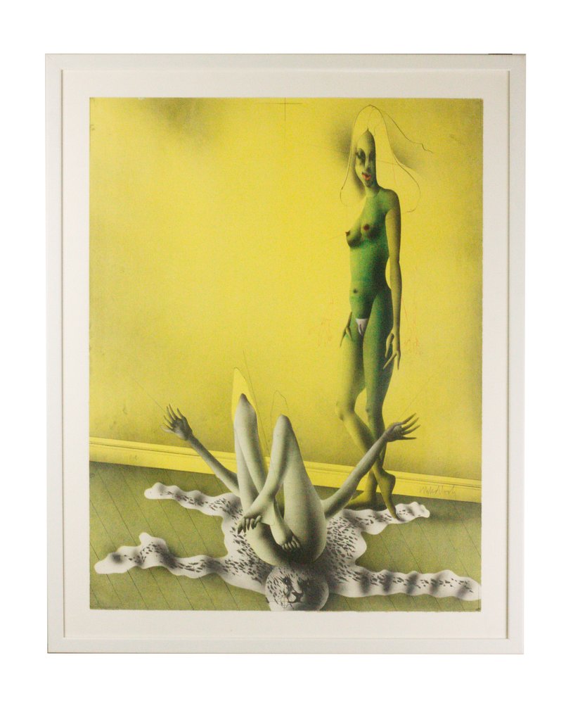 Paul Wunderlich (1927-2010) - Zwei Modelle posieren auf einem Gepardenfell #1.0