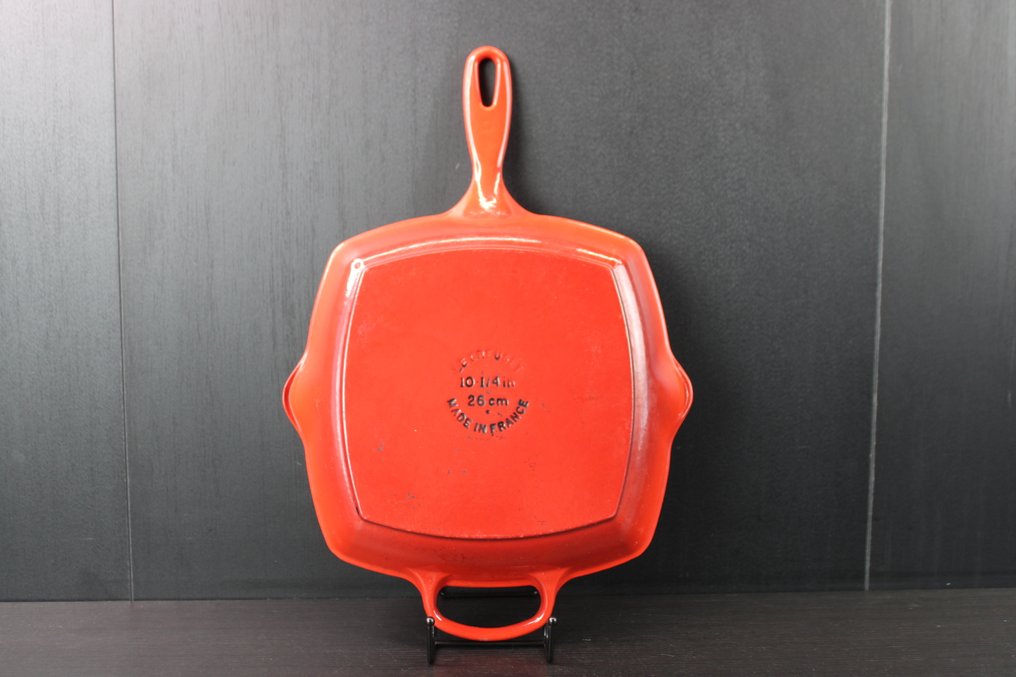Le Creuset - 锅 -  橙色搪瓷铸铁煎锅 - 铸铁 #2.1