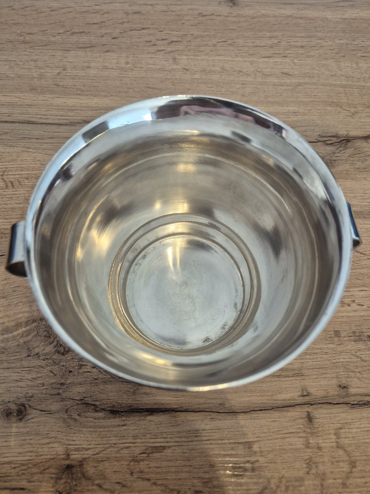 Secchiello per il ghiaccio - Placcato argento - Portabottiglie #4.3