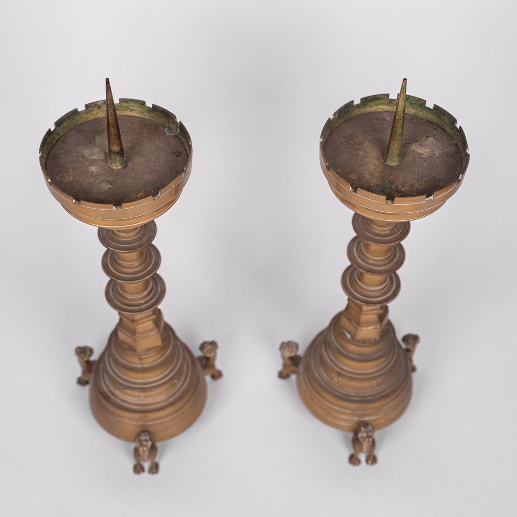 Set of bronze candlesticks Brom Utrecht - Bronze - 1850-1900 #1.0