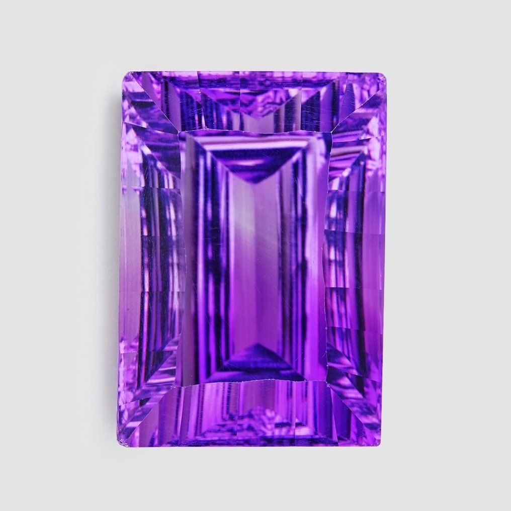 Nincs minimálár - 1 pcs Lila Ametiszt - 52.03 ct - Nemzetközi Színes Drágakő Szövetség (ICA GemLab) #2.1