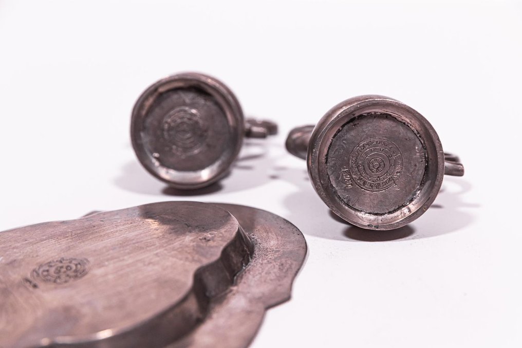 安瓶罐，19世纪 - 锡 - 1850-1900 #4.3