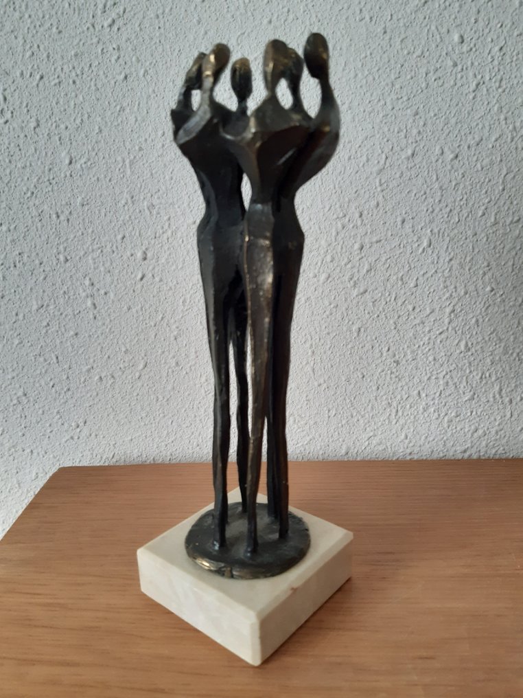 Artihove - Statuetta - Schouder aan schouder - Samen - Bronzo #3.2