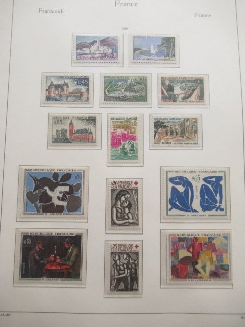 France 1961/1979 - Superb collection seemingly complete within a KABE album. #3.2