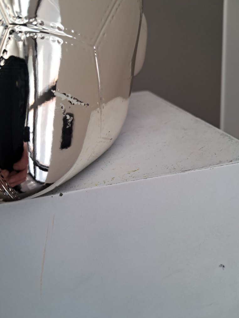 BALR- Hans Boodt - Sculpture, Exclusief display hoofd- BALR store - 25 cm - Chrome, Resin #1.0