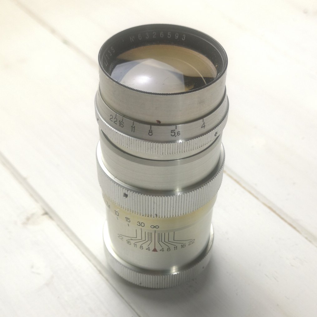 KMZ Krasnogorsk ЮПИТЕР-11 Jupiter 4/135mm M39 e M42 | Kameraobjektiv #3.2