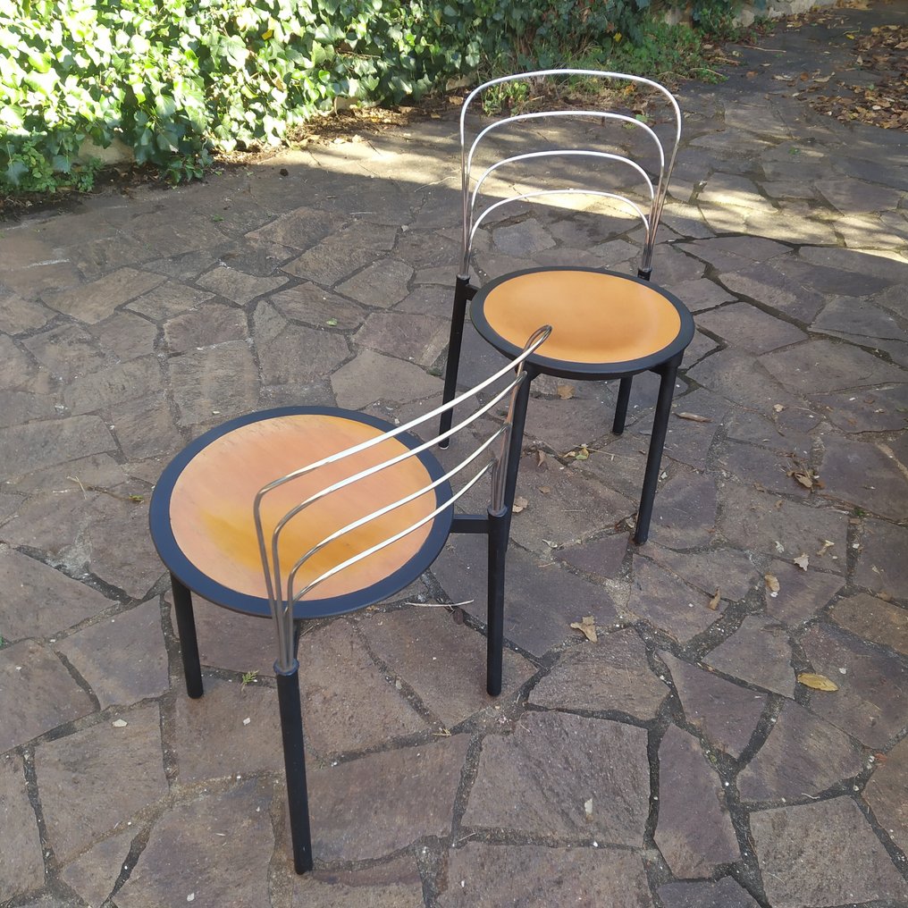 TETIDE - Giuseppe Raimondi - Delfina - Compasso d'oro 1987 - Stol (2) - Plast, Trä, Stål - Gyllene kompassen 1987 #3.2