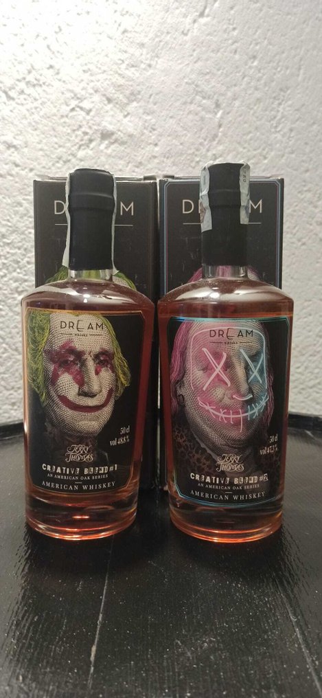 Death's Door Creative Blend No.1 & No.2 - Dream Whisky - 50 cl - 2 flasker #1.0