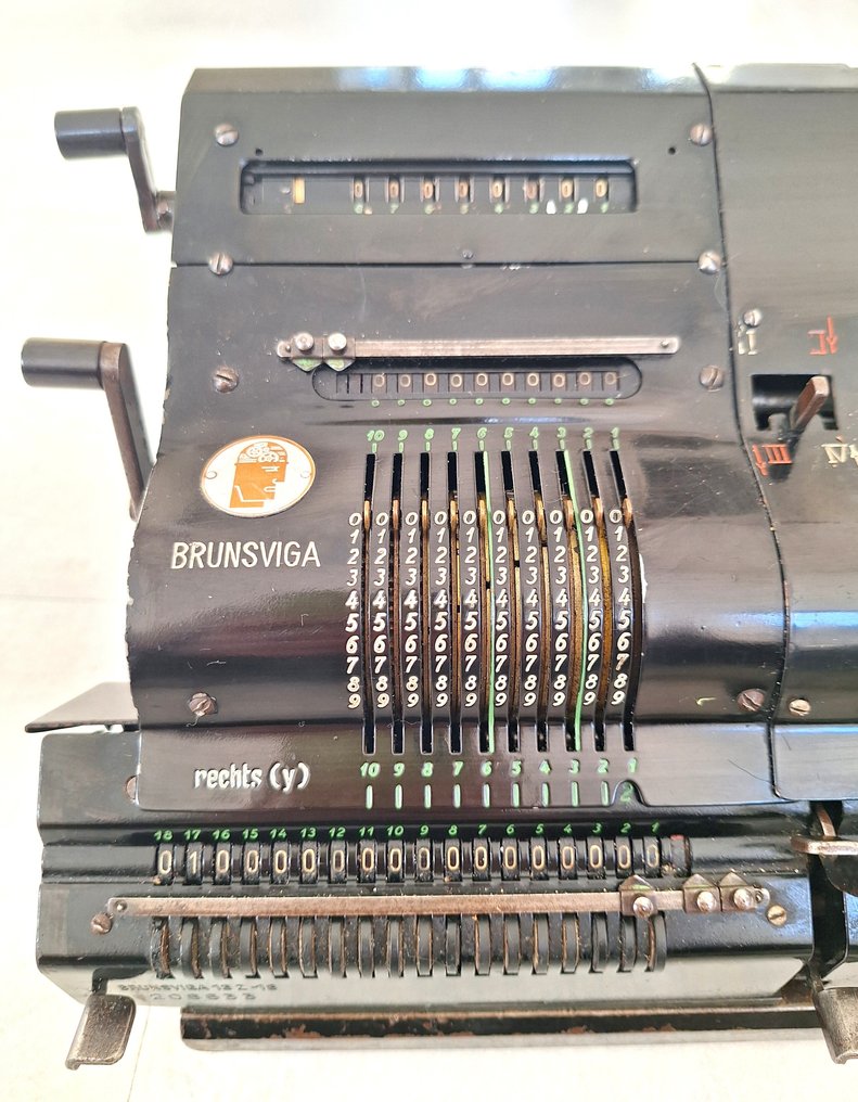 Brunsviga D13 - Z18 - Calculator - 1940-1950 - Working model #3.2