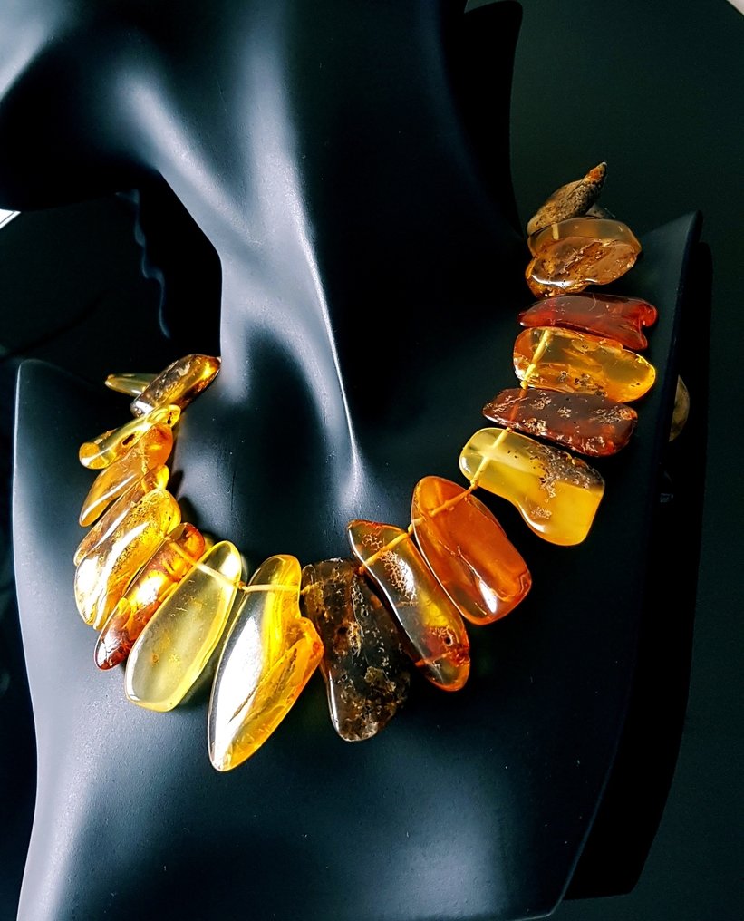 琥珀 复古大型天然波罗的海琥珀项链- 60 g #2.1