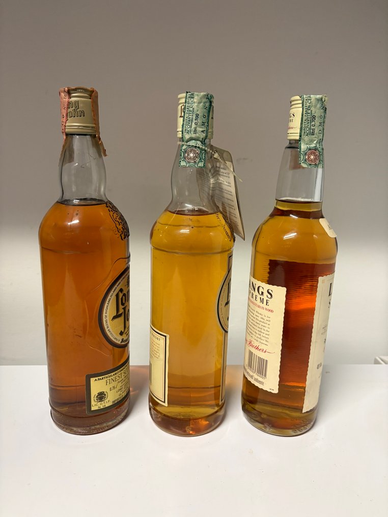 Long John + Lang's 5yo Supreme - 70cl, 75cl - 3 bottles #1.0