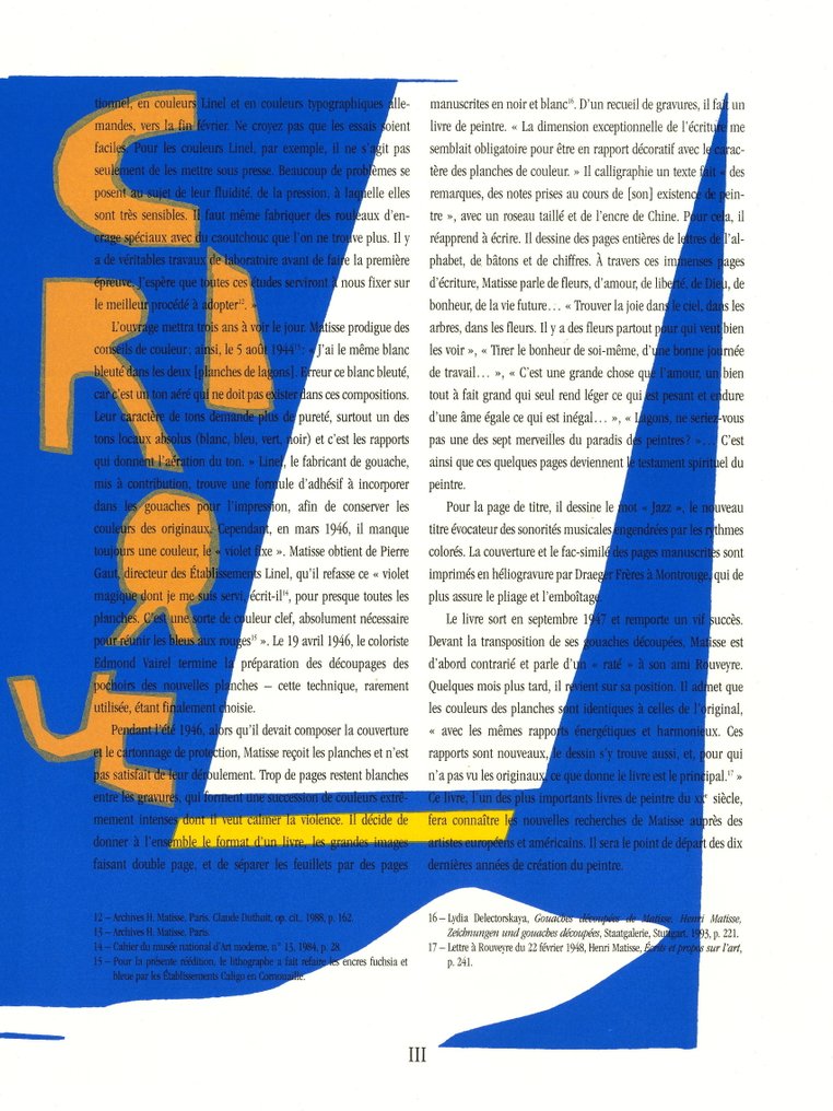 Henri Matisse (1869-1954) - Composition pour Jazz, Le cirque , Épreuve d'essai (Macule) #4.3