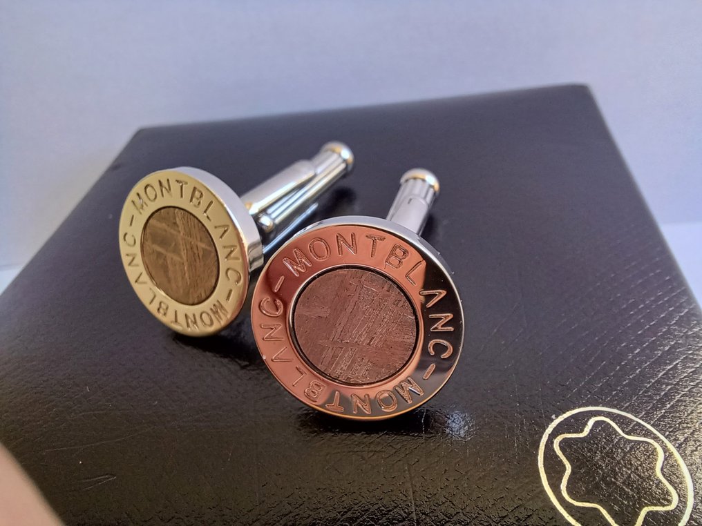 Montblanc - Argento, Acciaio - Gemelli - MB 101384 Occhio di tigre #4.3