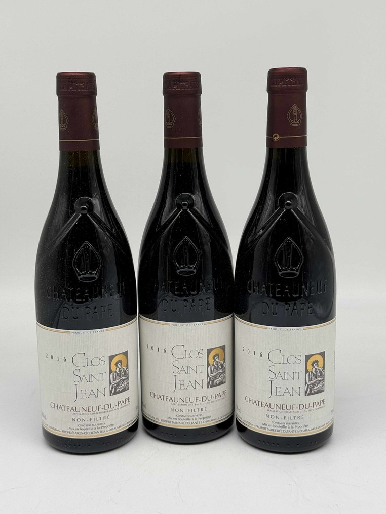 2016 Clos Saint-Jean - Châteauneuf-du-Pape - 3 Flasker (0,75 L) #1.0