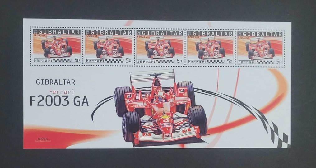 歐洲 2004/2005 - 12辆全新出厂的汽车运动车衣，来自圣马力诺和直布罗陀的法拉利 #4.3