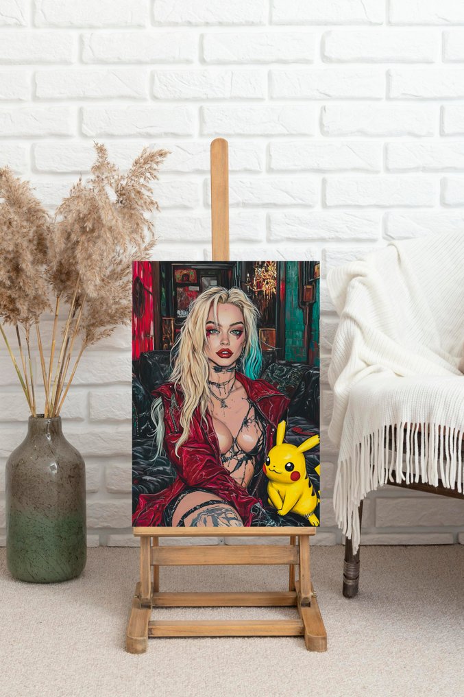 SDIMART 1996 - Pikachu and Harley Quinn Unique Style Limited Edition #1.0