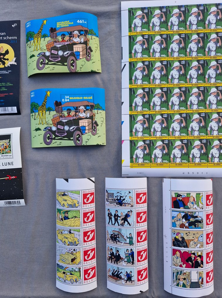 Βέλγιο - Κονγκό (Δημοκρατία) 2001/2012 - Ο Τίντιν και ο κόσμος του #1.0