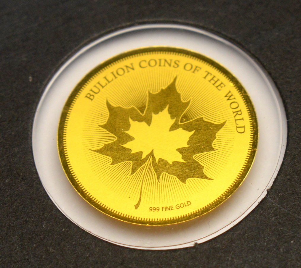 Chad. 3000 Francs 2020 - Bullion coins of the  World - Maple Leaf, Chinese Panda - .999 gold (2 pieces)  (No reserve price) #1.0