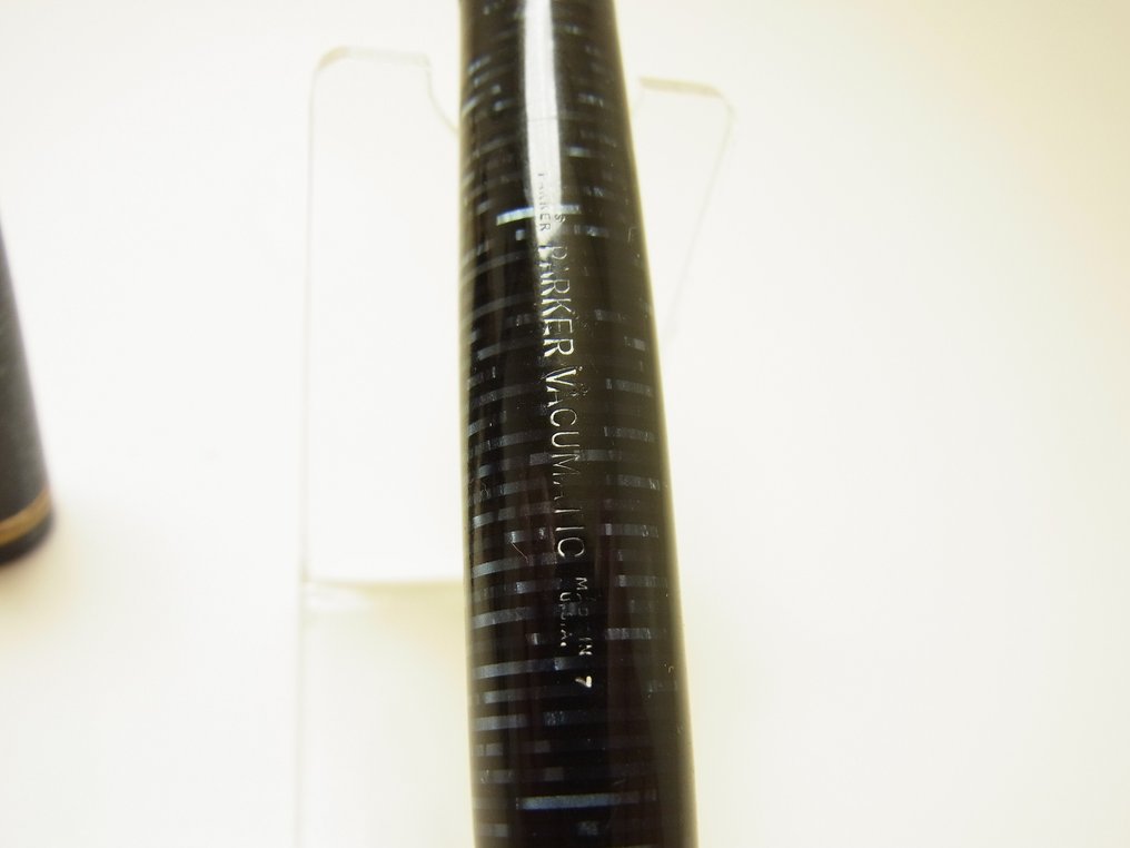 Beautiful 1937 PARKER VACUMATIC Azure Blue Flexy 14K M - Nincs minimálár - Töltőtoll #4.3