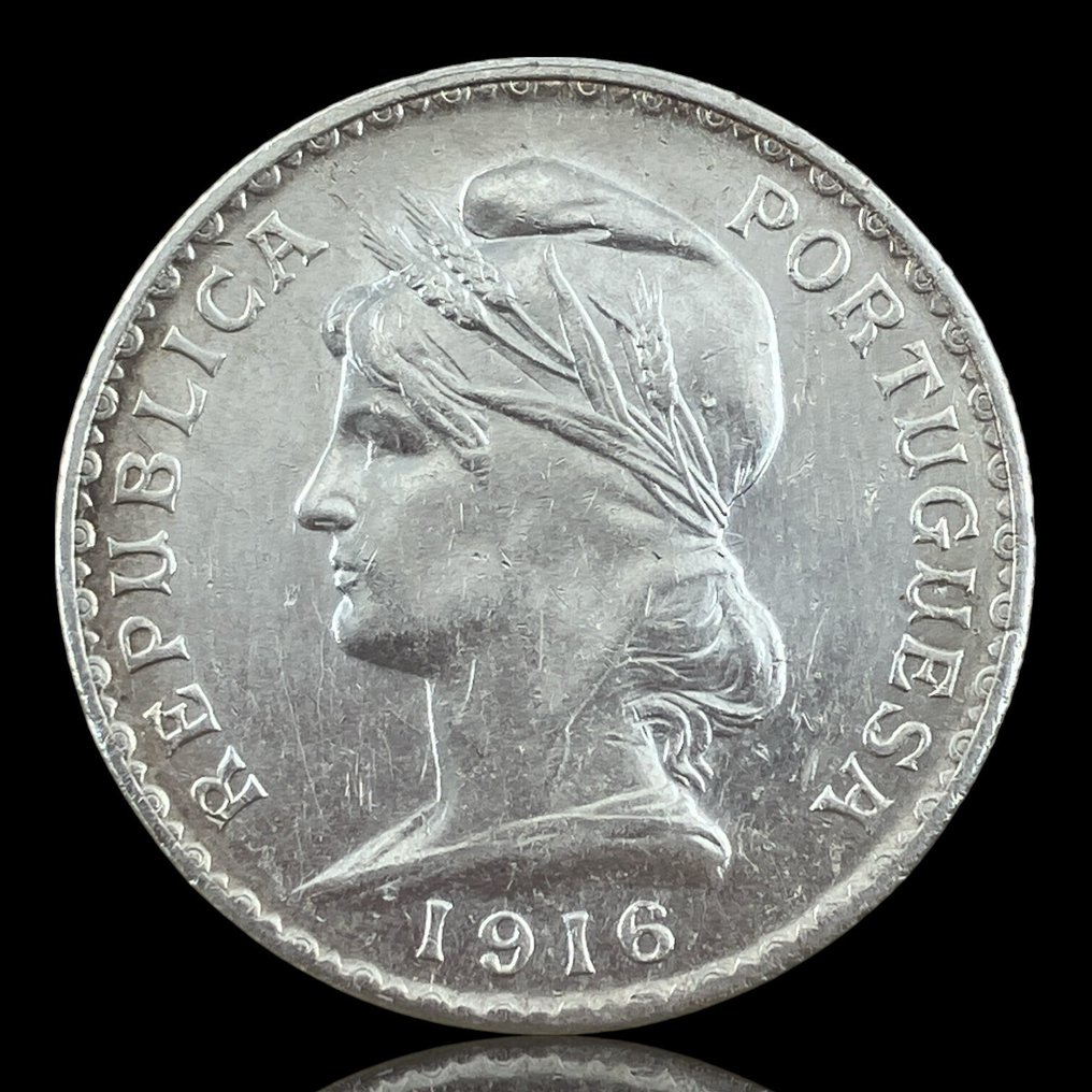 Portugal. 1 Escudo 1916 (No Reserve Price) #1.0