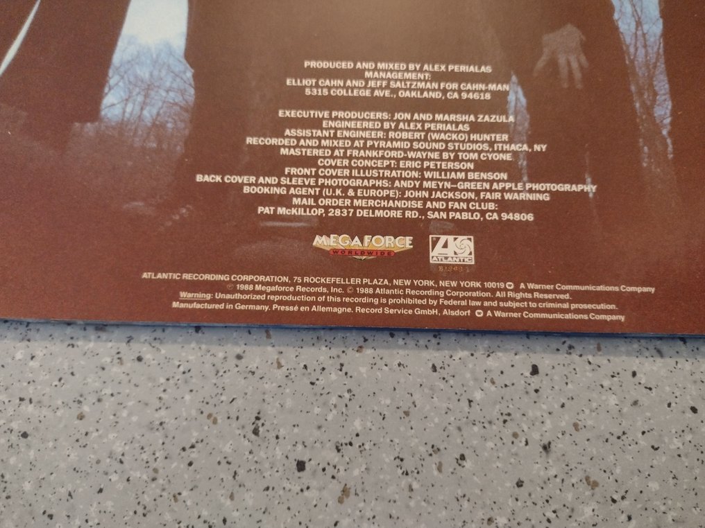 Testament - The new order - Δίσκος βινυλίου - 1st Pressing - 1988 #2.1