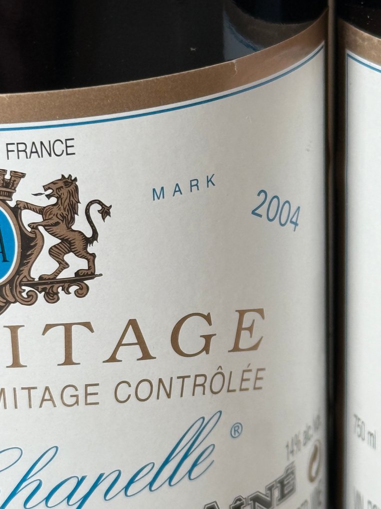 2004 Paul Jaboulet Ainé La Chapelle Hermitage - Hermitage Appellation Hermitage Contrôlée - 3 Bottles (0.75L) #2.1