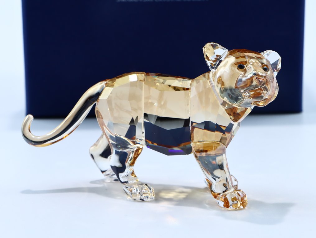 Statuetta - Swarovski - Tijgerjong Staand (Boxed) - Cristallo #1.0
