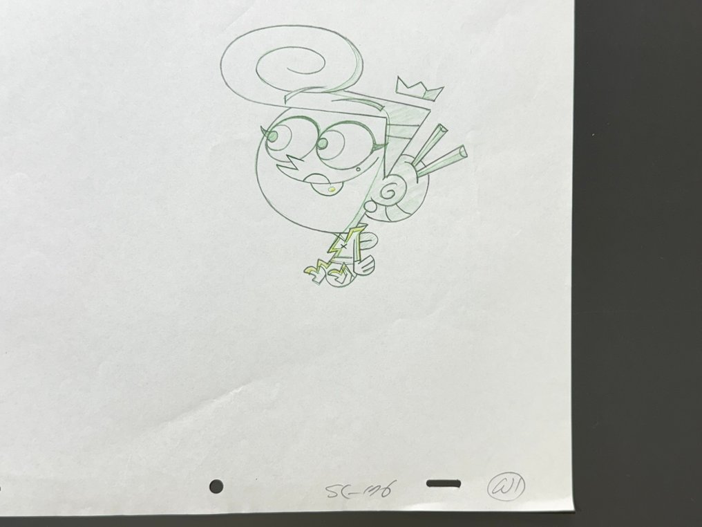 The Fairly OddParents (2001-2017) - 1 Αρχικό σχέδιο κινούμενων σχεδίων, πολύ σπάνιο! #2.1