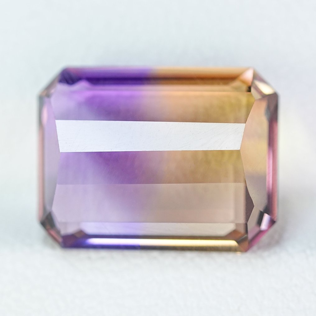 没有保留价 - 1 pcs 紫色, 黄色 紫黄晶 - 6.77 ct - 国际有色宝石协会(ICA GemLab) - AAA 精细切割 未加热 #1.0