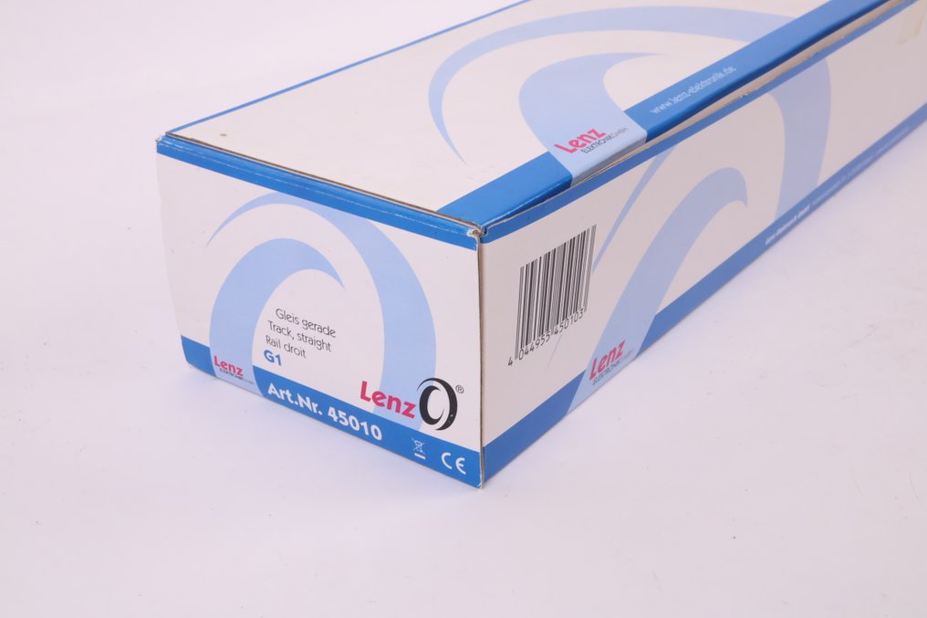 Lenz 0 - 45010 - Model train tracks (6) - 6 right rail, G1 #2.1