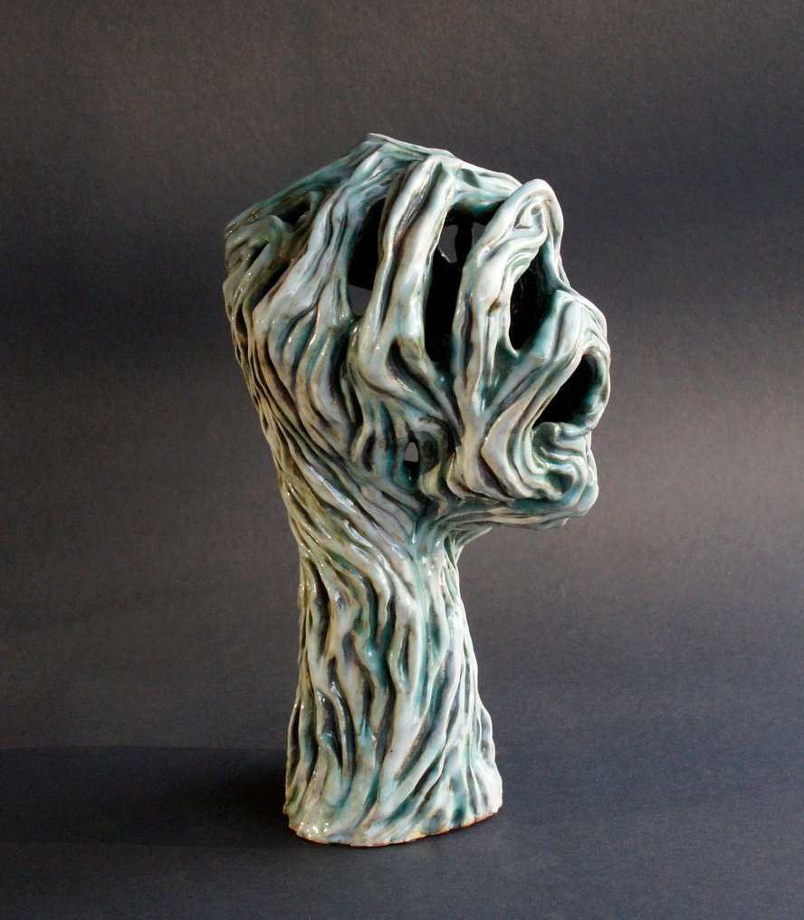 Adela Marchewka - Zielony drzeworąk (z serii "Drzeworęków") #2.1