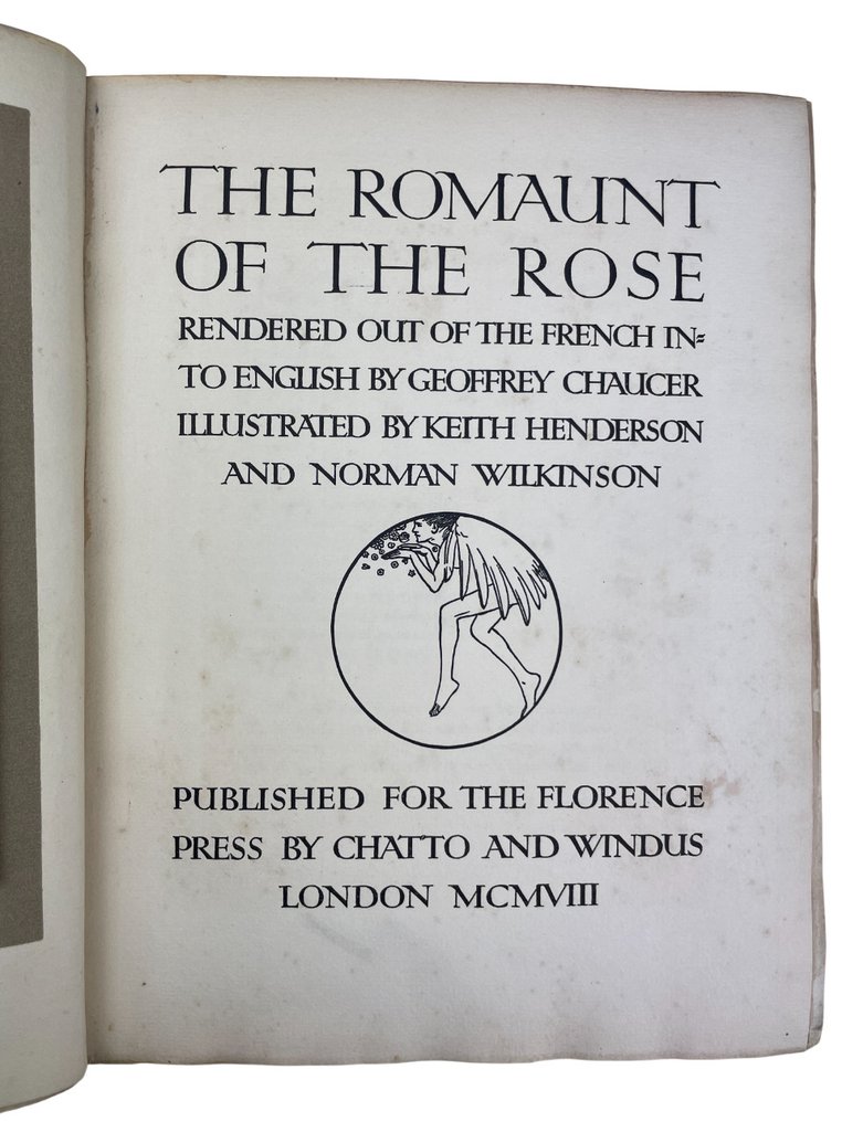 Geoffrey Chaucer, Keith Henderson & Norman Wilkinson - The Romaunt of the Rose - 1908 #1.0