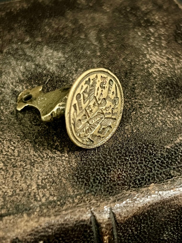 欧洲的 黄铜 徽章印章 - 3 cm #1.0