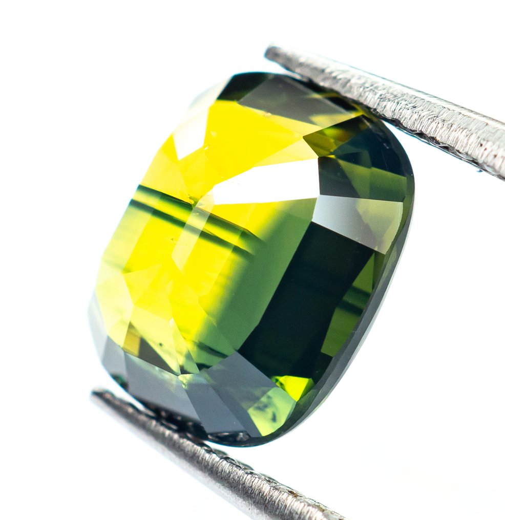 χωρίς τιμή ασφαλείας Ζαφείρι  - 3.48 ct - Bellerophon Gemlab - Βαθύ μπλε-πράσινο #4.3